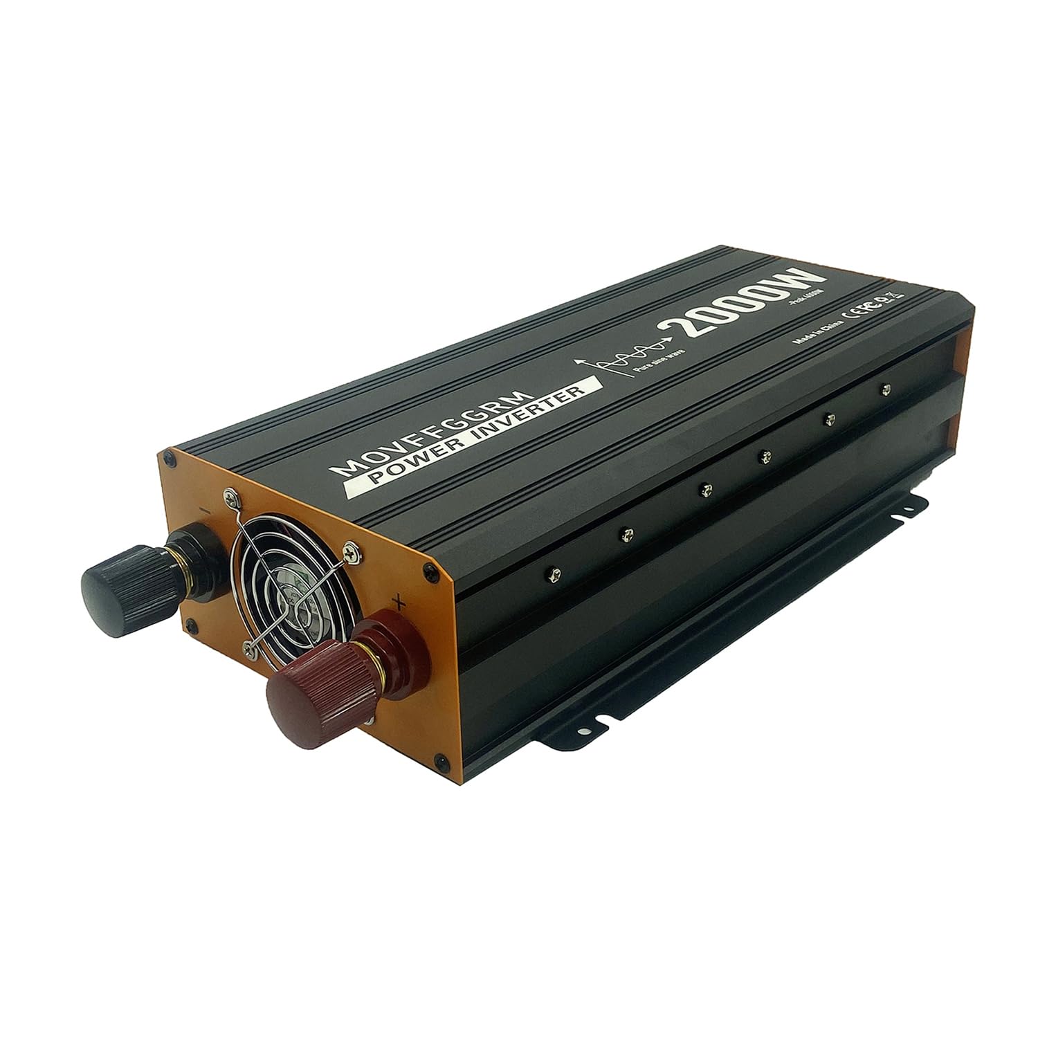 Falownik mocy 2000 W Pure Sine Wave Power Inverter Peak-4000 W, DC 12 V do 110 V, z 3 x AC, portem USB, cyfrowym wyświetlaczem LCD