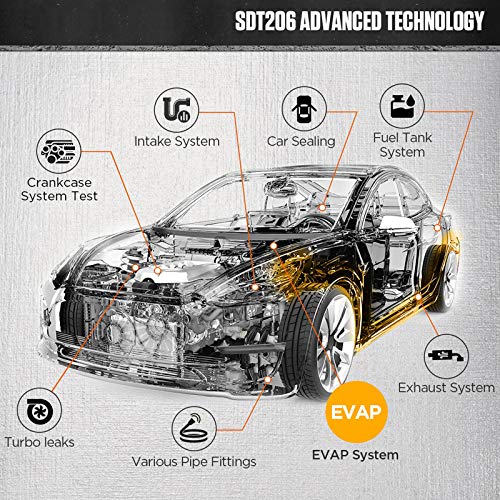 Image of AUTOOL Automotive Smoke Leak Detector Tester EVAP Smoke Machine with Dual Mode