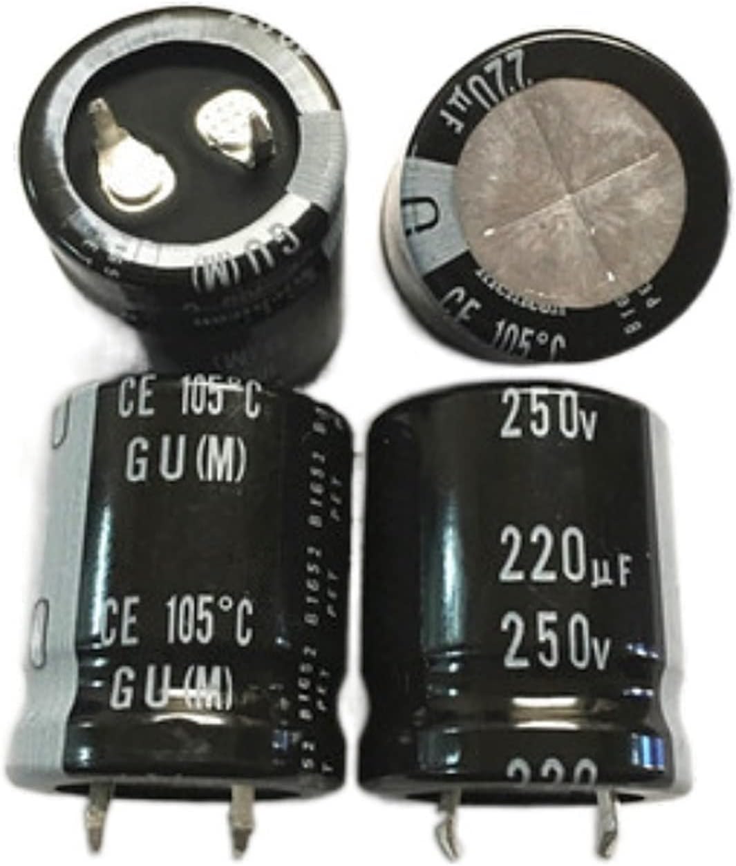 2 Pcs 250V220UF 22X25 22X30MM Condensateurs Électrolytiques En Aluminium 250V220UF 22X25 22X30 22X35 25X20MM(22X35 5PCS)
