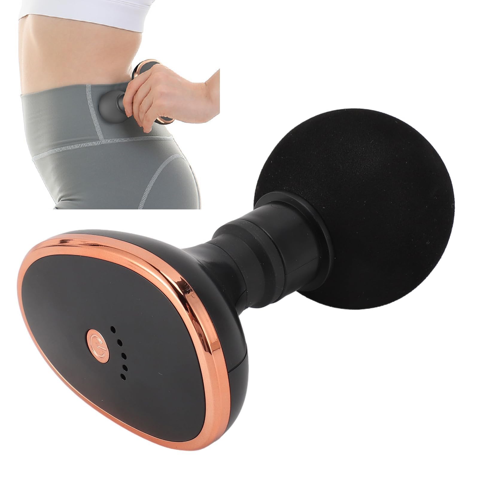 CENXI Mini Massage Gun, Muscle Massager Gun Deep Tissue Relief, Pocket Quiet Portable Percussion Neck Back Massagers for Athletes, Small Travel Relief Handheld Fascial Massager Gift (Black)