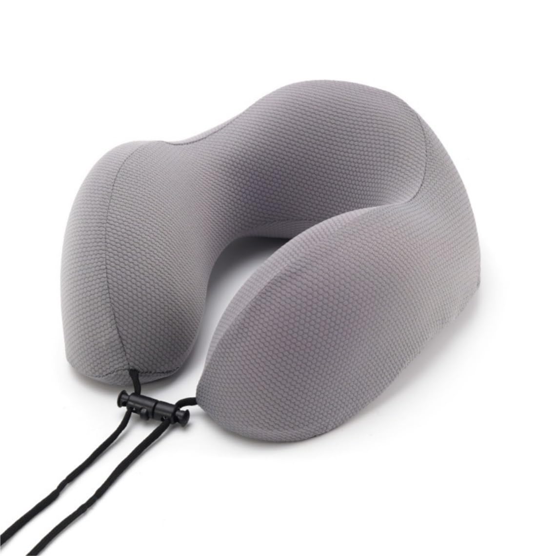 Almohada Viaje Almohada De Viaje De Espuma Viscoelástica, Almohada De Viaje De Nailon para El Cuello, Almohada De Avión Lavable Cojin Cuello Viaje(B)