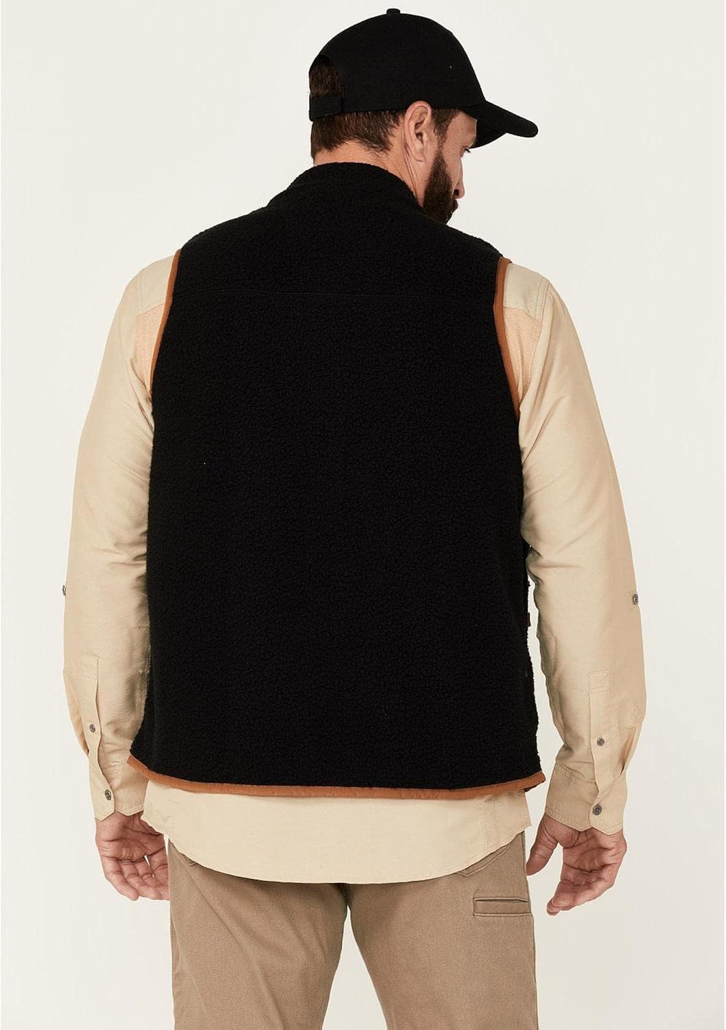 Vista 4 de Carhartt Chaleco de forro polar de ajuste relajado para hombre