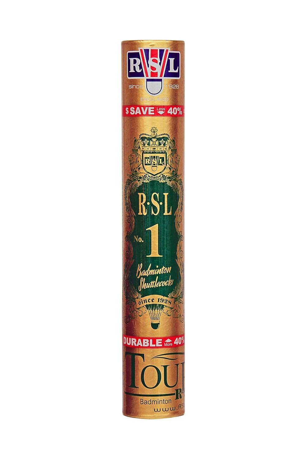 RSL Tourney No. 1 Badminton Shuttlecock | High Altitude | Ideal for Major World Events | Tube of 12 | Material: Feather | Size: Standard | Speed: 77 | Color: Green-image-17