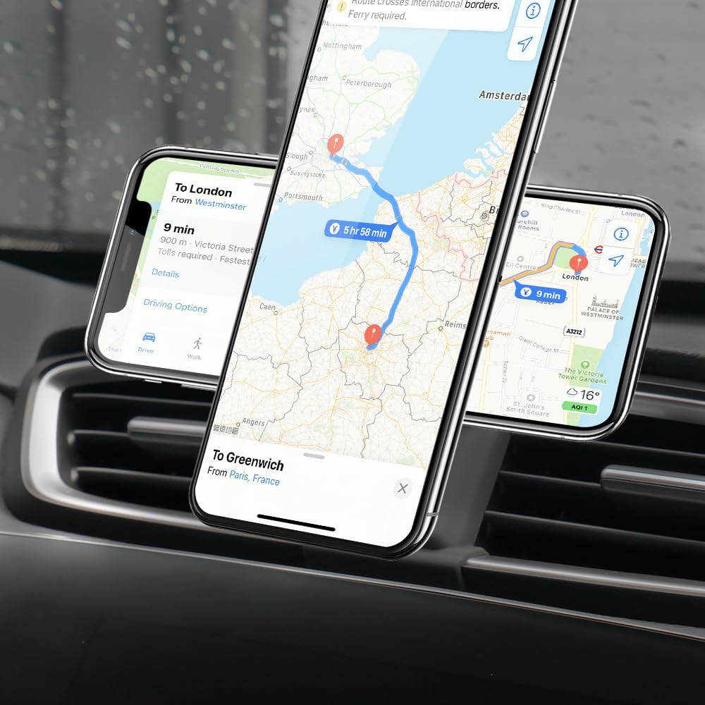 BEERTE Fits MagSafe Car Mount Fit for Honda CR-V 2017-2022 [Upgraded Magnets] Magnetic Phone Holder for CRV Car Vent Hands Free Phone Mount Fit for iPhone 17 16 15 14 13 12 MagSafe Case All Phones