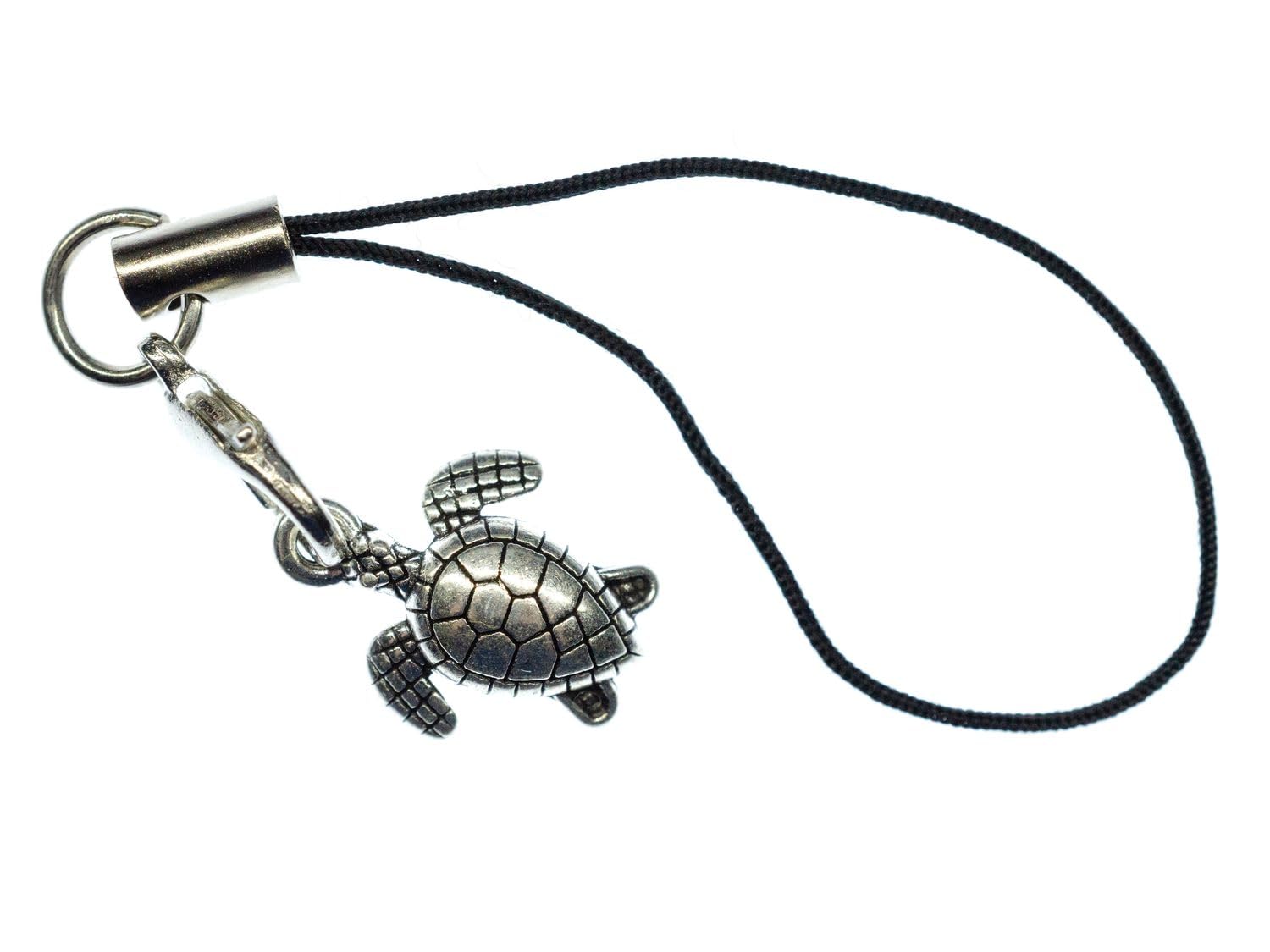 Miniblings Turte Mobile Cell Phone Charm Pendant Tortoise Ocean Reptile Sea