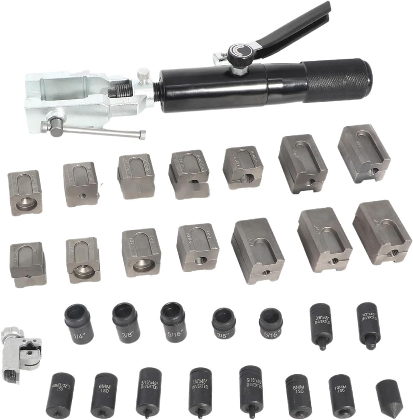 Hydraulic Flaring Tool Kit Universal Brake Set with Tubing Cutter 45° Double Line T
