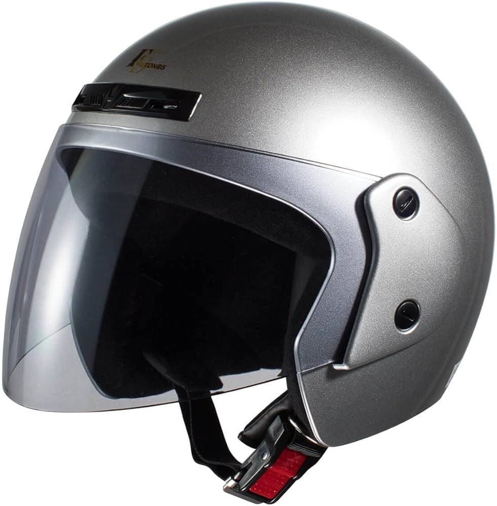 超美品】ジェットヘルメット（ファイヤーパターン）スモークシールド付