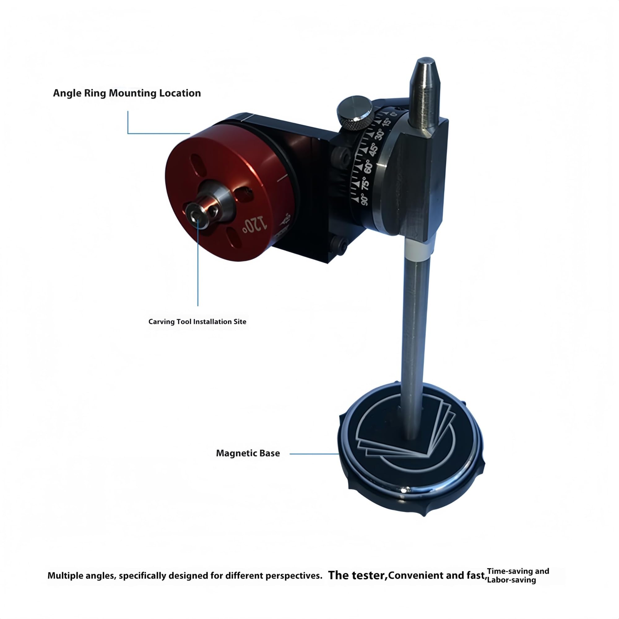Affilatrice per incisione in acciaio inox con supporto angolare per utensili per gioielli, accessorio essenziale per banco da lavoro per artigiani e hobbisti