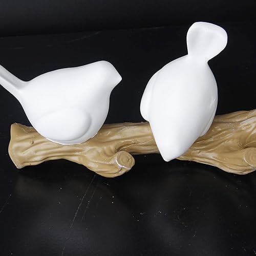 Miniatura 5 de Perchero decorativo de resina con diseño de pájaros en ramas de árbol, colgador de pared para abrigos, sombreros, llaves, toallas, colgador de
