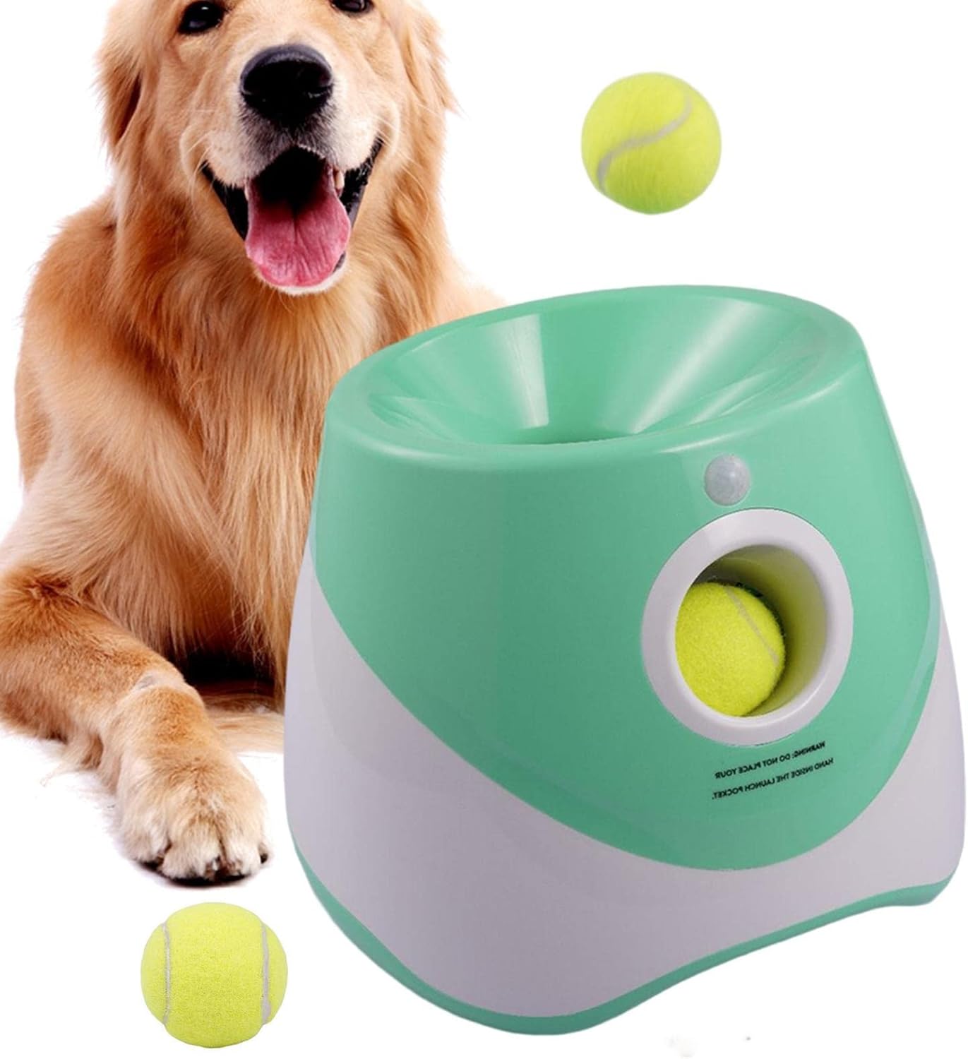 Pet Supplies Tmay Dog Ball Thrower Rechargeable Dog Automatic Ball Throwing Machine Fun