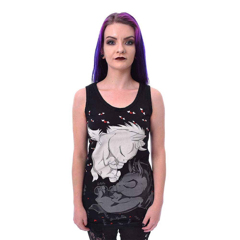 Cupcake Cult - Dream Unicorn Vest Ladies Black (L)