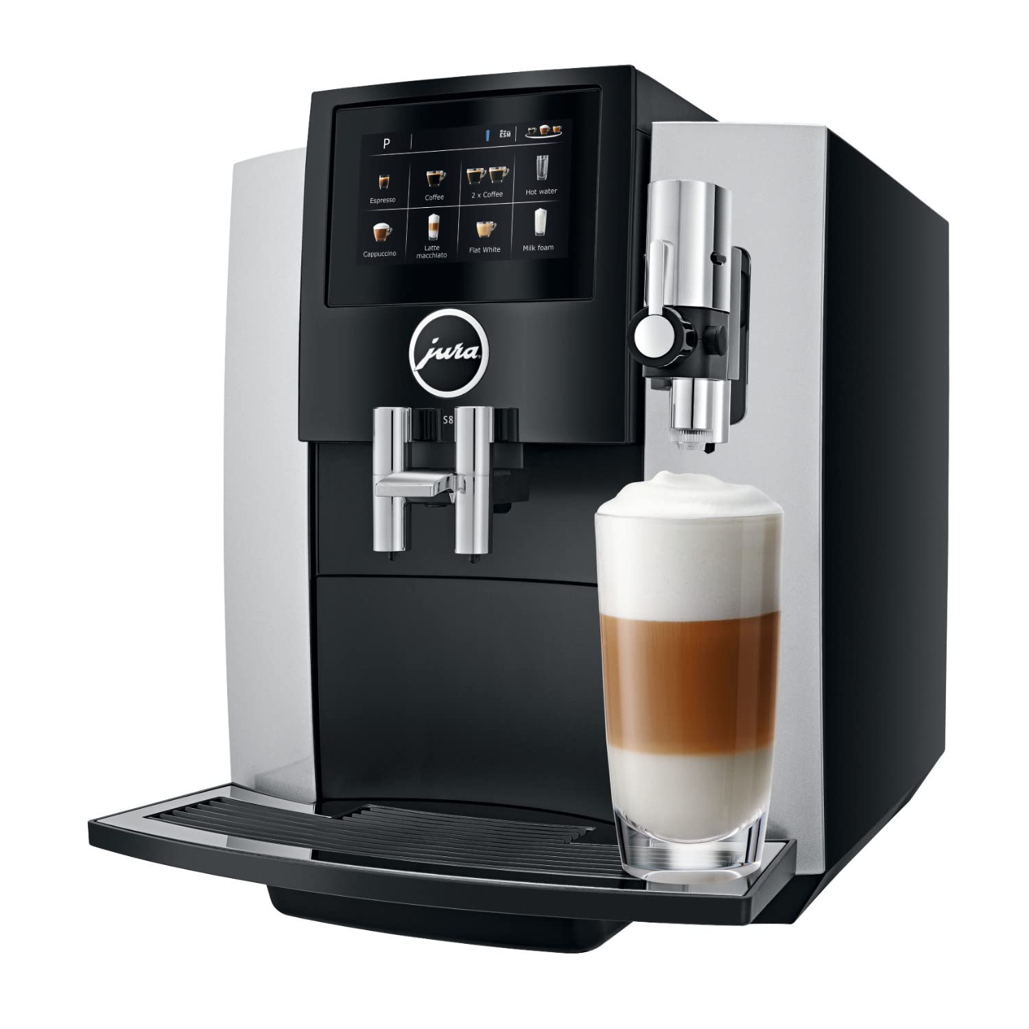 ★coffee Jura S8 Automatic Coffee Machine 64 oz, Moonlight Silver : Amazon