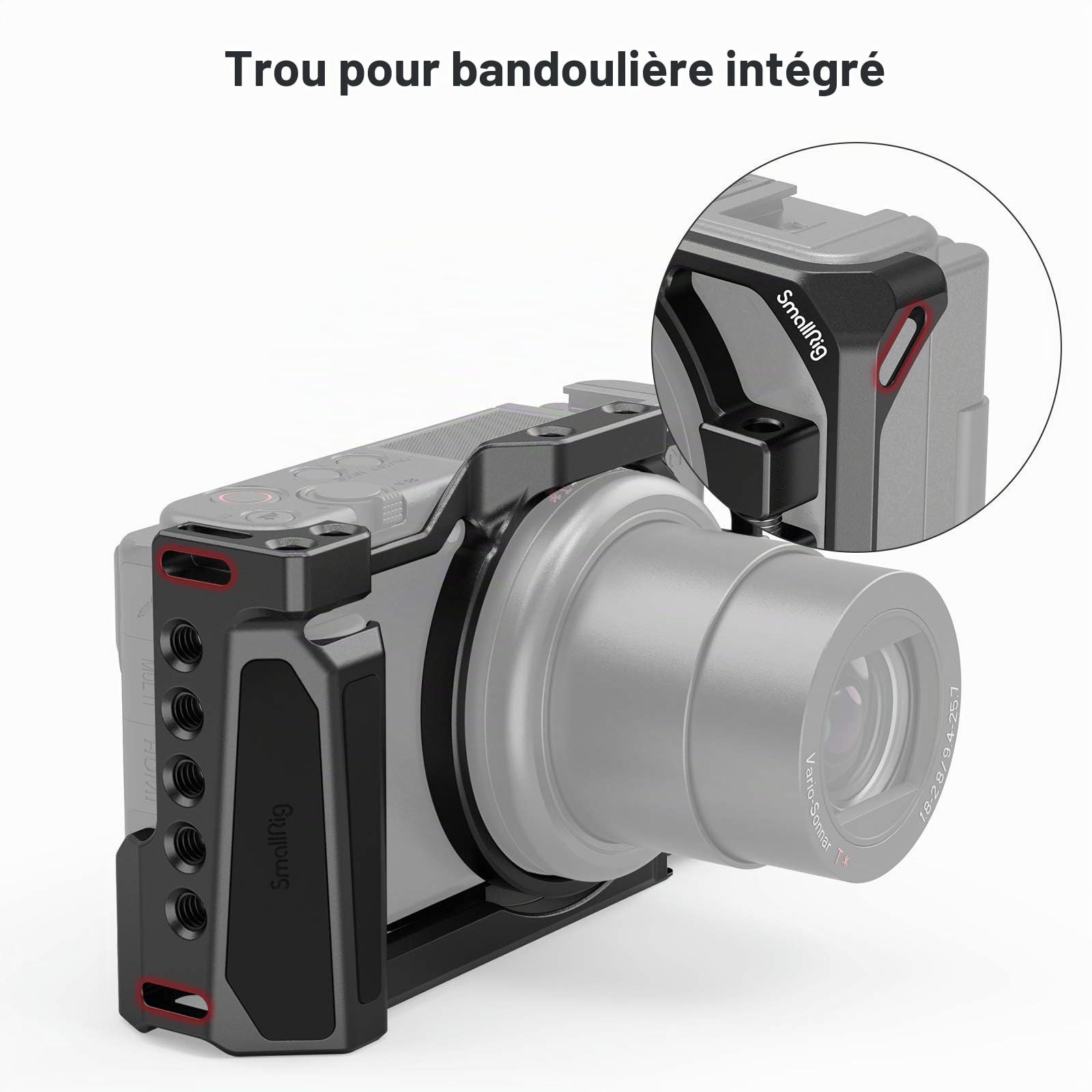 SMALLRIG Cage pour Sony ZV-1F, ZV1, ZV-1 II avec Cold Shoe Intégré - 2938