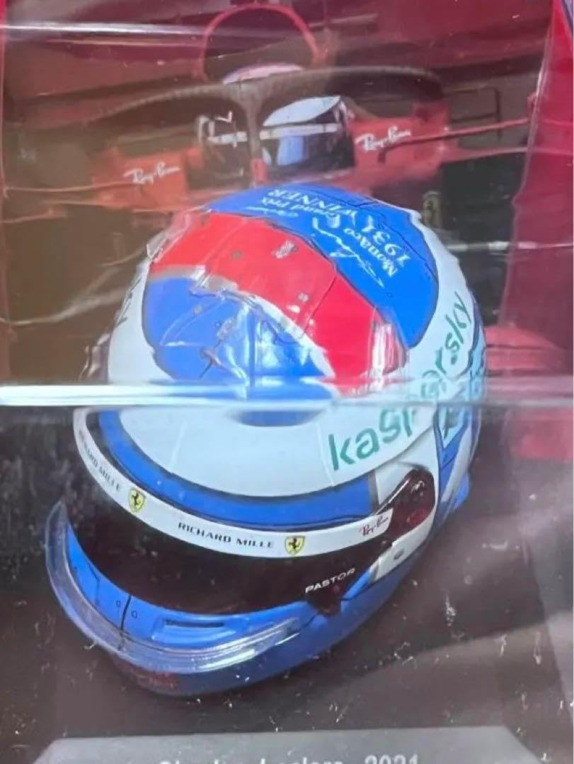 日本未発売シャルルルクレール 2021 モナコGPカラー15ヘルメット日本未