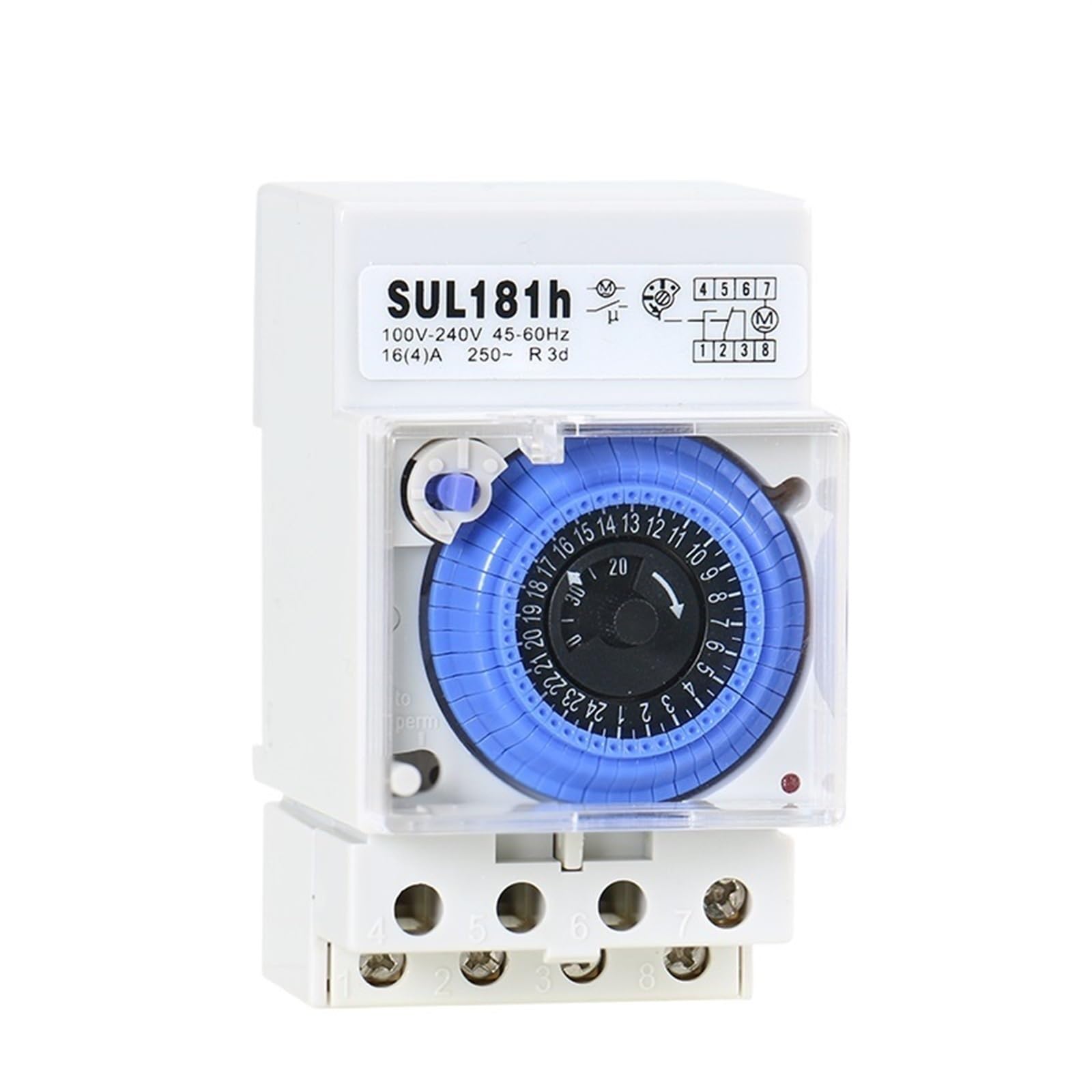 SUL181h Din Rail analogowy mechaniczny programator czasowy 30 minut programowalny 110 V 220 V timer