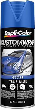 Dupli-Color Custom Wrap Removable Coatings, Gloss, True Blue, 11 oz