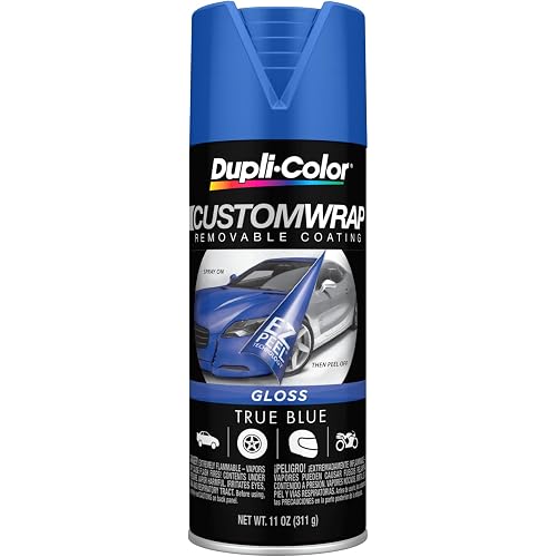 Dupli-Color Custom Wrap Removable Coatings, Gloss, True Blue, 11 oz