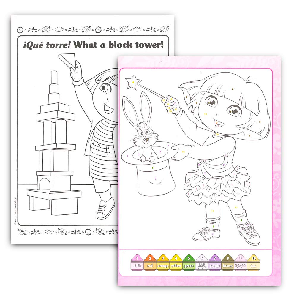 Dora the Explorer Coloring Book Super Set 3 Dora Coloring Books with