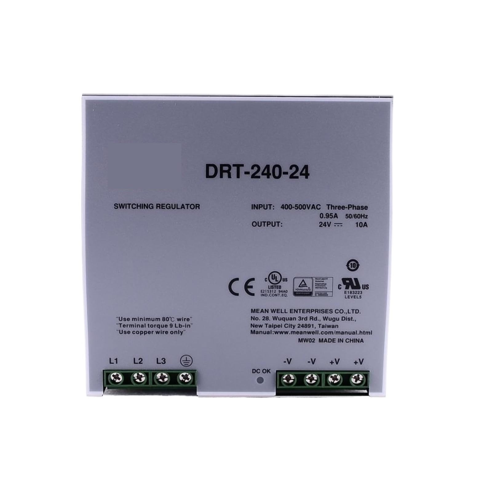 LEOTNNDQ DRT-240-24 24V 10A 240W Power Supply
