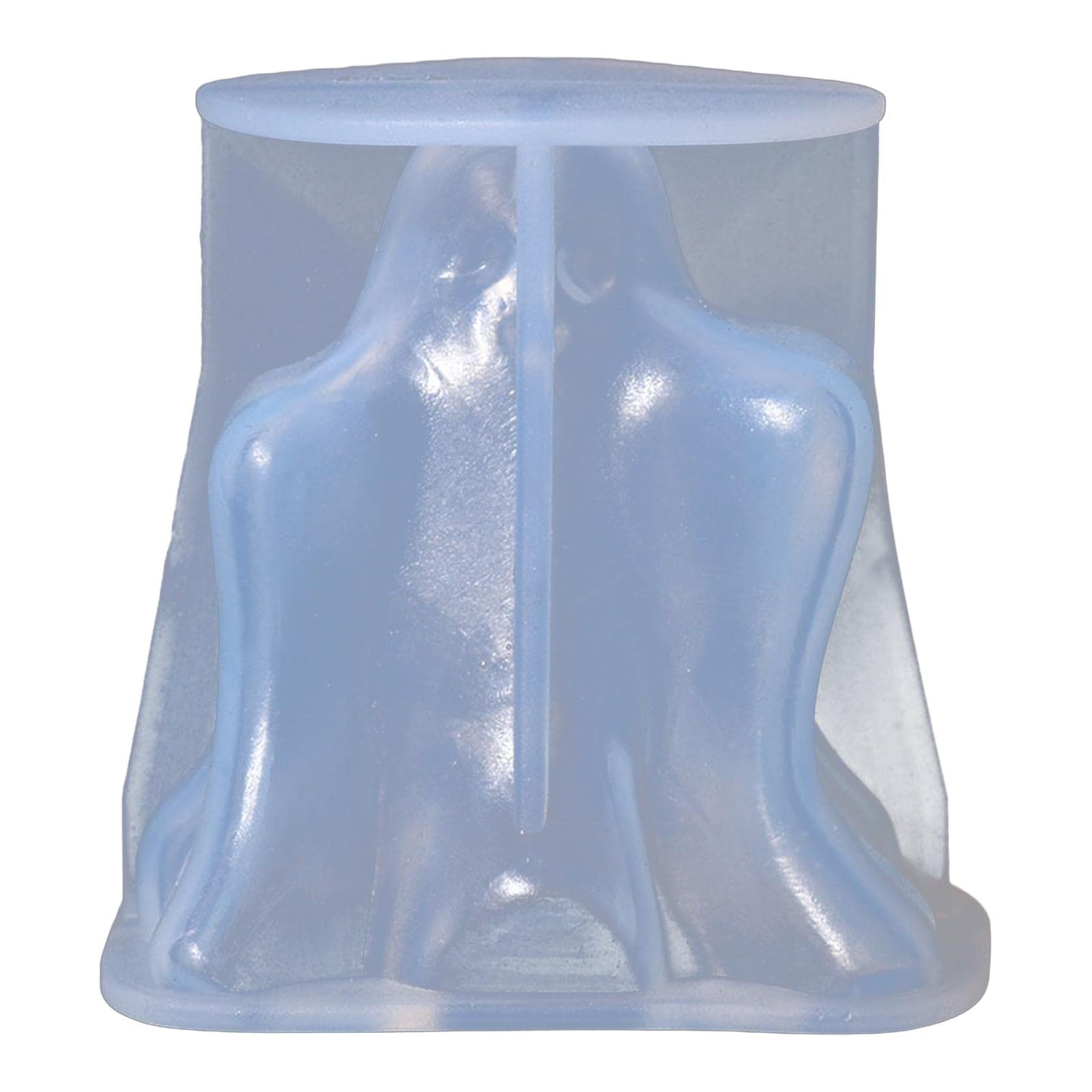 Molde de vela fantasma Molde de silicona fantasma 3D Molde de silicona de vela para moldes de fantasma de cera para resina Moldes de vela de resina con forma de fantasma de Halloween Gran regalo hecho