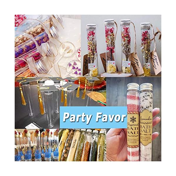 18-PCS-115ml-Clear-Plastic-Test-Tubes150-x-33mm-Flat-Test-TubePlastic-Test-Tube-with-Screw-Caps-and-1-Cleaning-Brush-for-Bath-SaltCandy-StorageScience-Party-FavorsWedding-Decor 18-PCS-115ml-Clear-Plastic-Test-Tubes150-x-33mm-Flat-Test-TubePlastic-Test-Tube-with-Screw-Caps-and-1-Cleaning-Brush-for-Bath-SaltCandy-StorageScience-Party-FavorsWedding-Decor