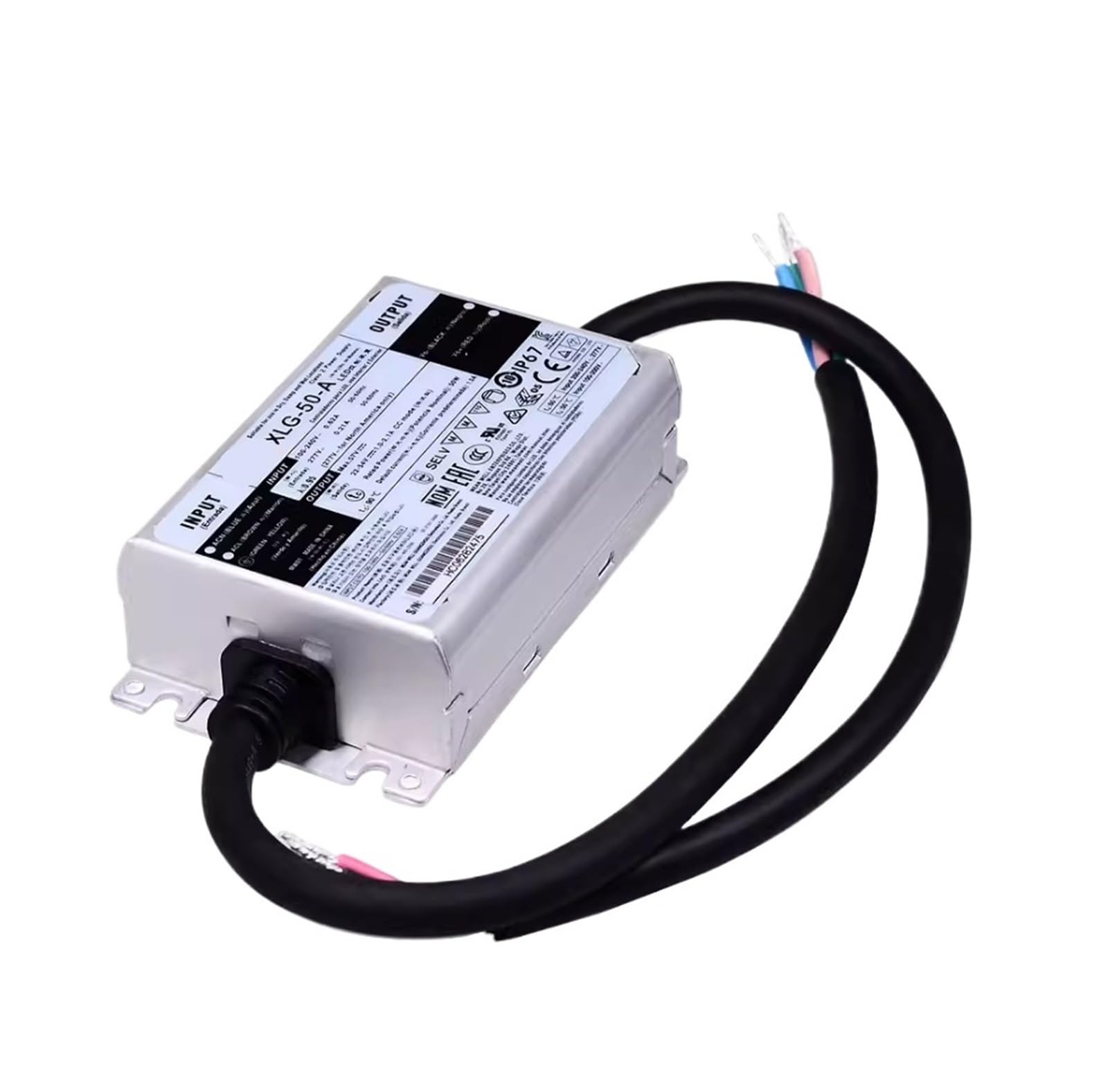 BRODEFUP 25W Constant Power Mode LED Driver XLG-25-A 22~54V XLG-25-AB 22~54V XLG-25(XLG-25-A)