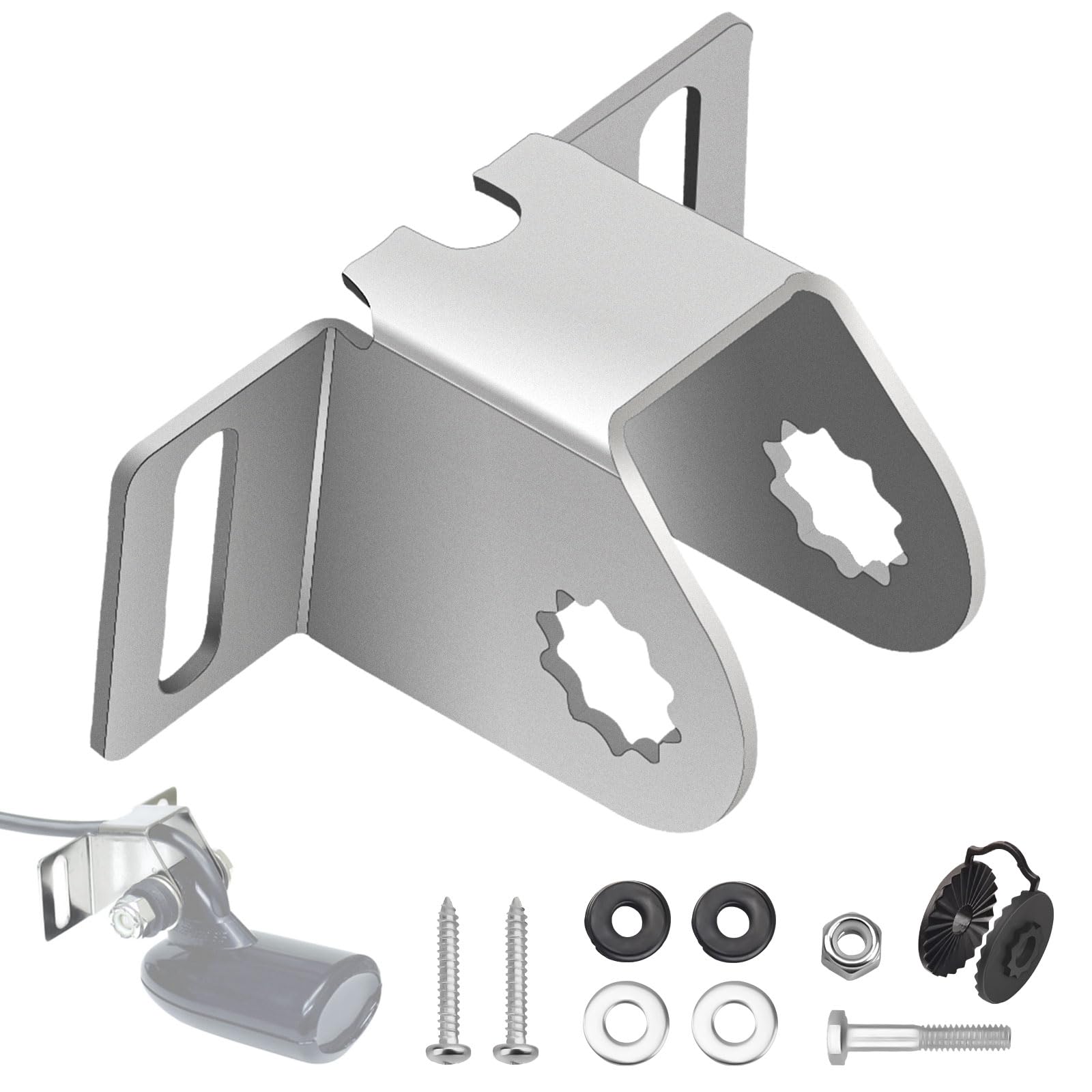Photo 1 of 000-14193-001 Transom Mount Bracket Compatible with Lowrance TripleShot Transducer