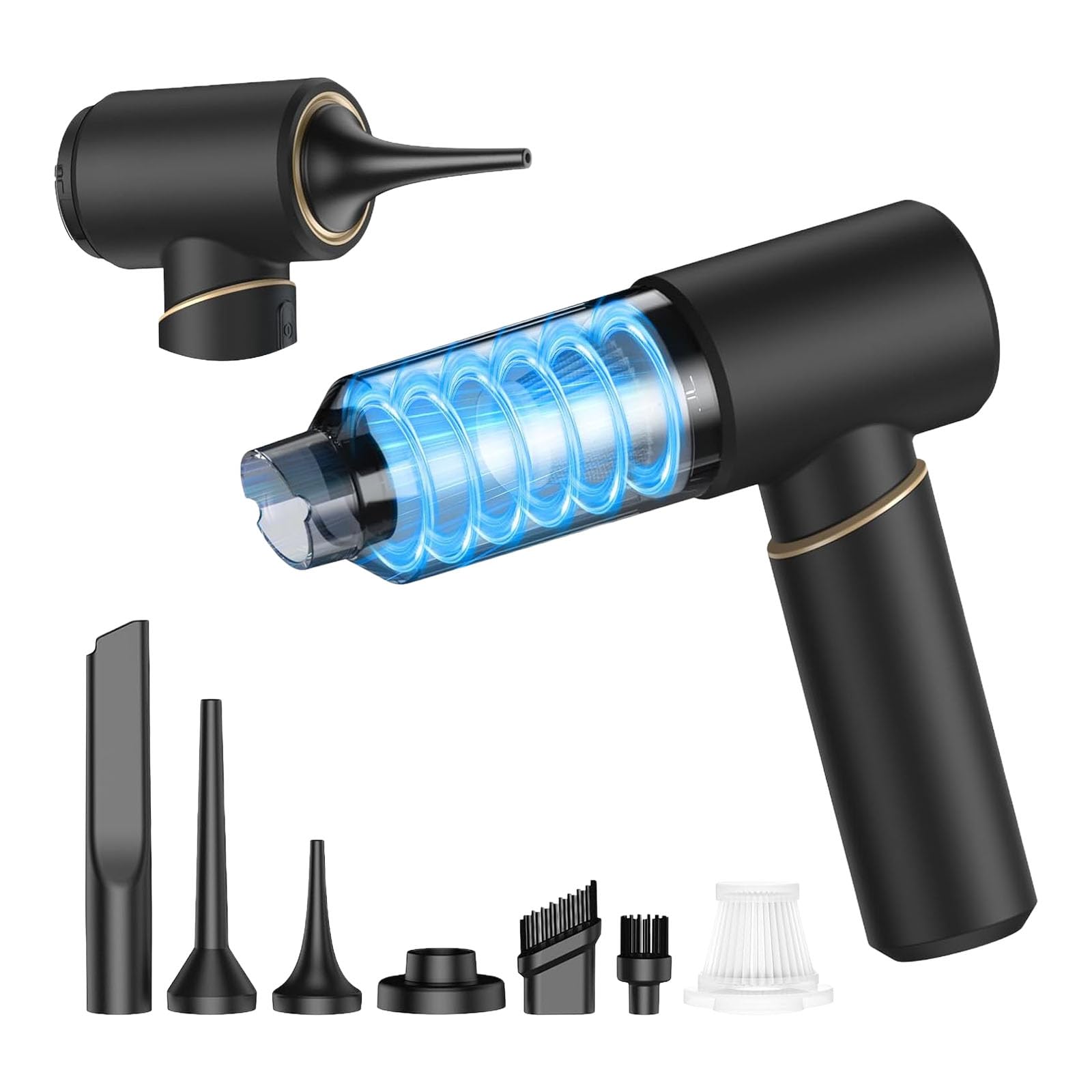 Elnwnnkc Practical High Powered Vacuum Cleaners Rechargeable Handheld Cleaner Suitable for Quick Car Pet Hair Removal Car