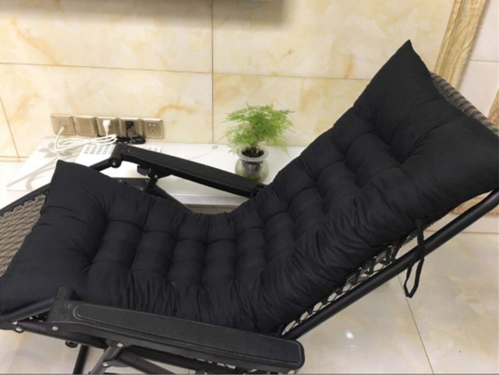 Marbeine Lounger Cushion, Relaxer Chair Cushion for Garden Deckchair