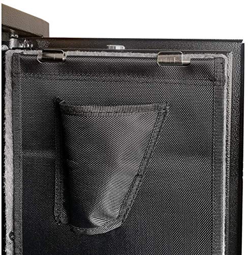 Image of Gun Safe Organizer, Rifle Safe Door Panel Organizer Compatible with BBRKIN Stack-on Liberty Sports Afield Langger KAER BARSKA Rifle Safe Etc - for Holding Pistols and Documents,