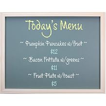 Flipside Products 24" x 36" Wood Framed Green Chalkboard, Large Surface, Wall Decor, Chalkboard Sign, Wall Mount, Menu Board