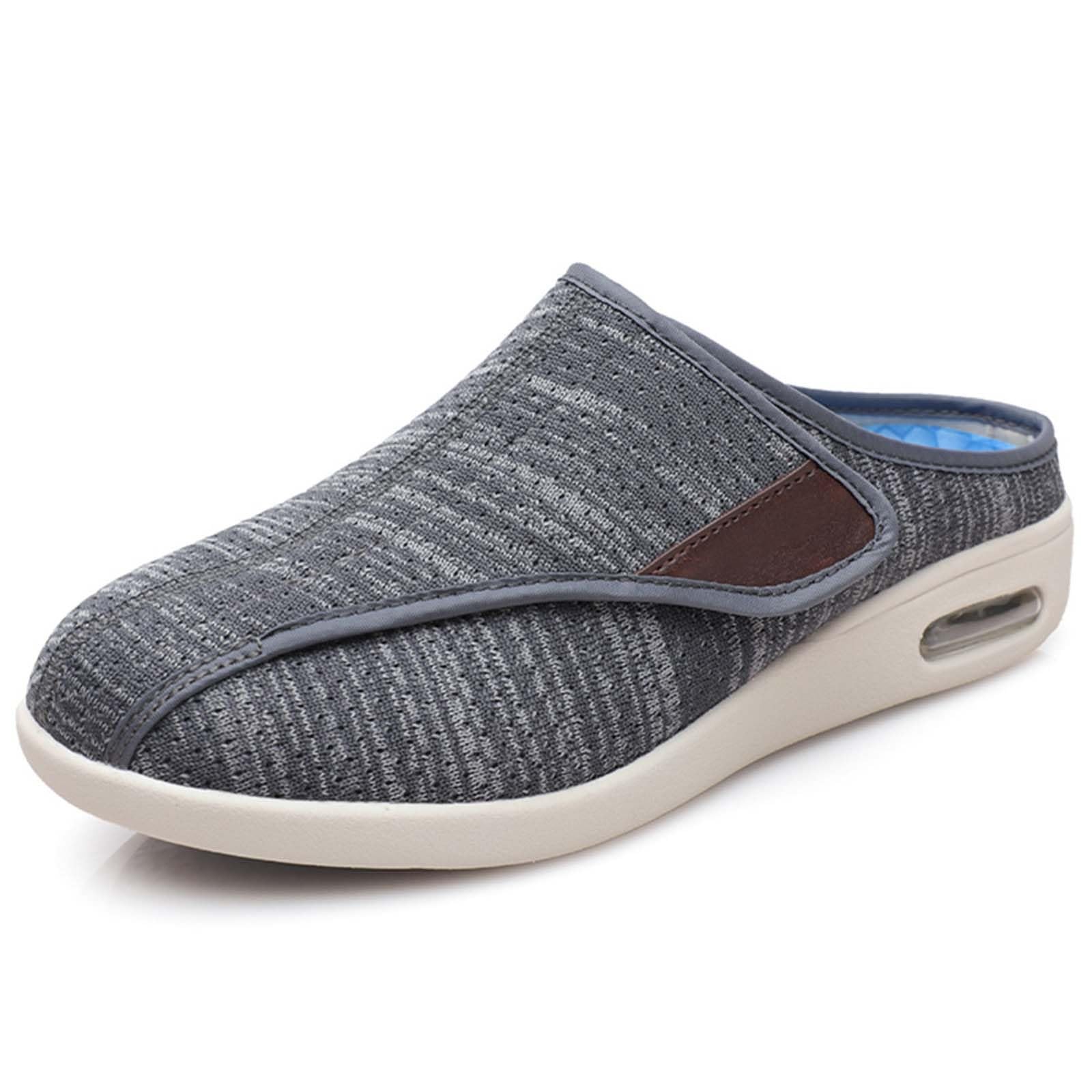 Damskie trampki ortopedyczne Poduszka powietrzna Wsuwane buty do chodzenia Buty o bardzo szerokiej szerokości Kobiety Mężczyźni Ortopedyczne buty dla diabetyków, regulowane Obuwie do chodzenia na co d