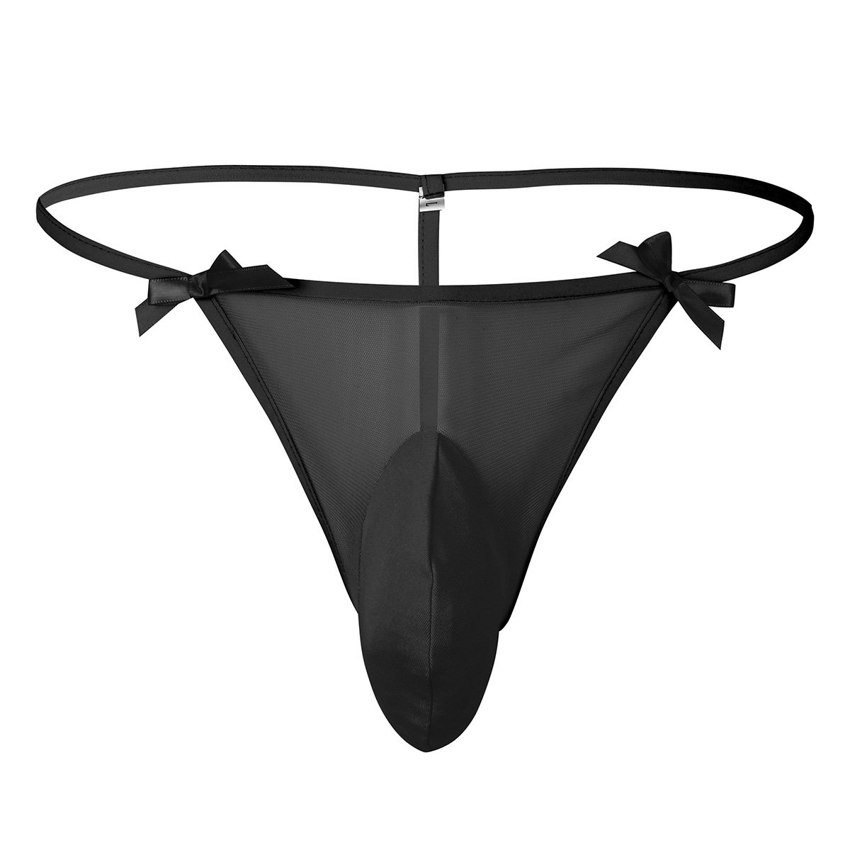 CHICTRY Sissy Pouch Men's G String Thongs Underwear Mesh See-Through T-Back