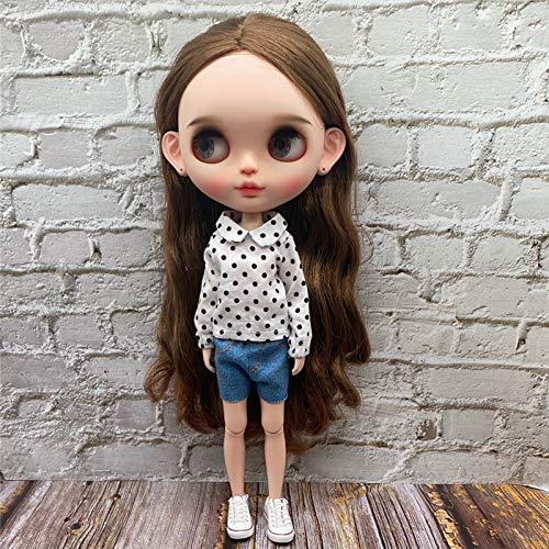 Leoglint �u���C�X �� �h�[���� �l�` �ߑ� 1/6�X�P�[�� blythe ICY Sunny Licca azone ob24 ob22�h�[���p�� �ߑ� ���̊֐ߐl�` �� �l�I�u���C�X �A�E�g�t�B�b�g �l�`�Ȃ� (�V���c) (�����_)