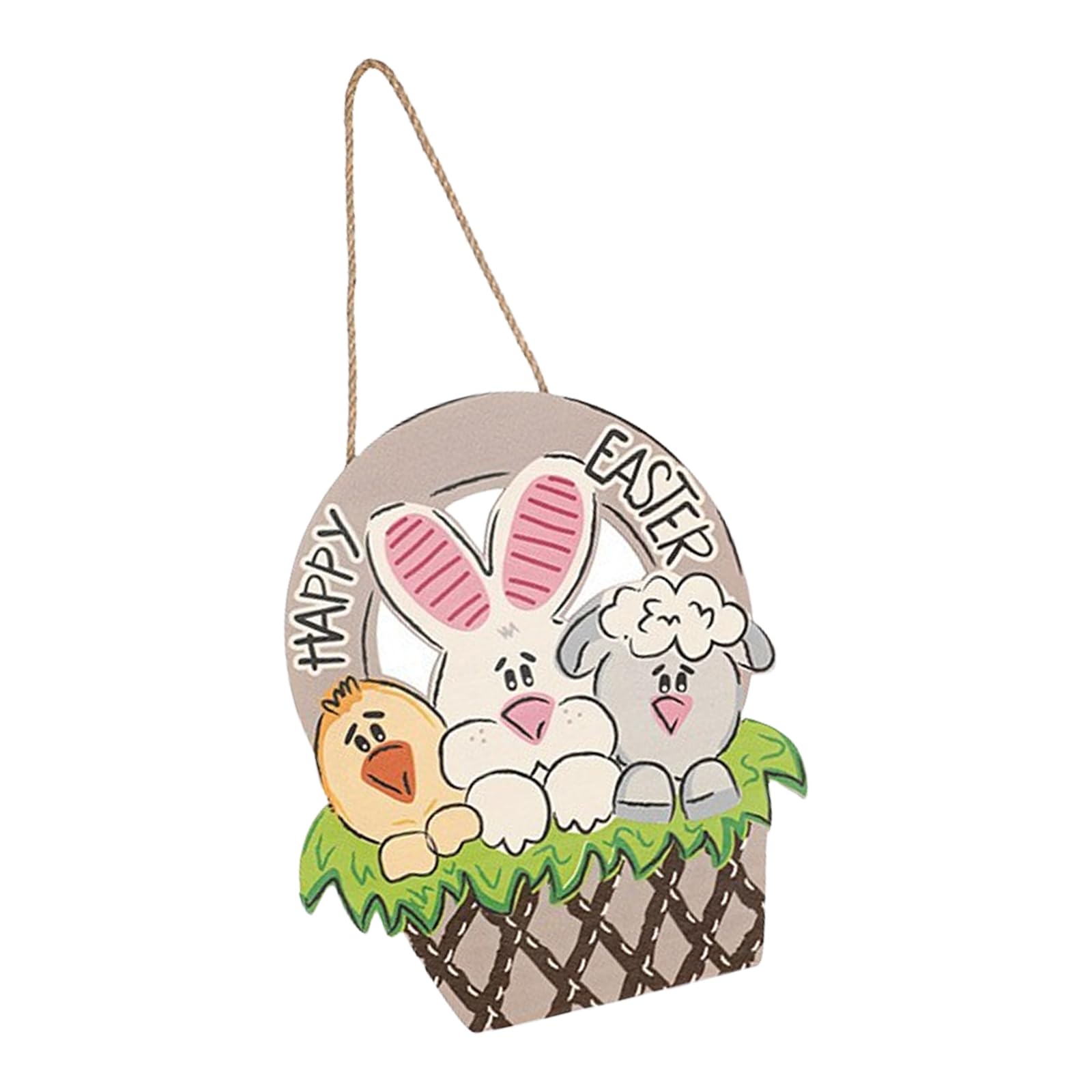 Elnwnnkc C Elnwnnk Easters Wood Door Sign Rabbits Welcome Plaques Accessory For Home Porch And Indoor Festival Decoration Spring Wall Decoration