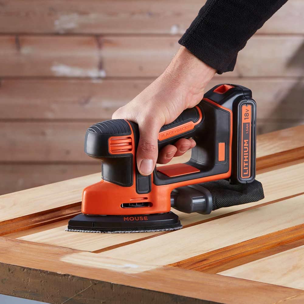 BLACK+DECKER Ponceuse Mouse BDCDS18N-XJ - 18 V