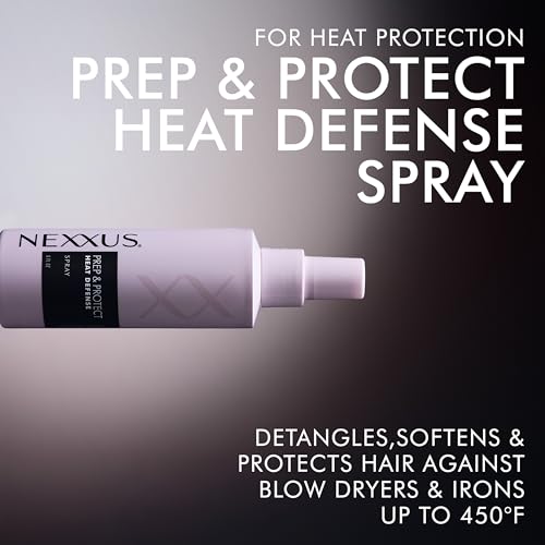 Image of Nexxus Styling Heat Protectant Nourishing Prep & Protect Heat Defense Spray Heat Protection Spray Powered by Styleprotect Technology 6 oz