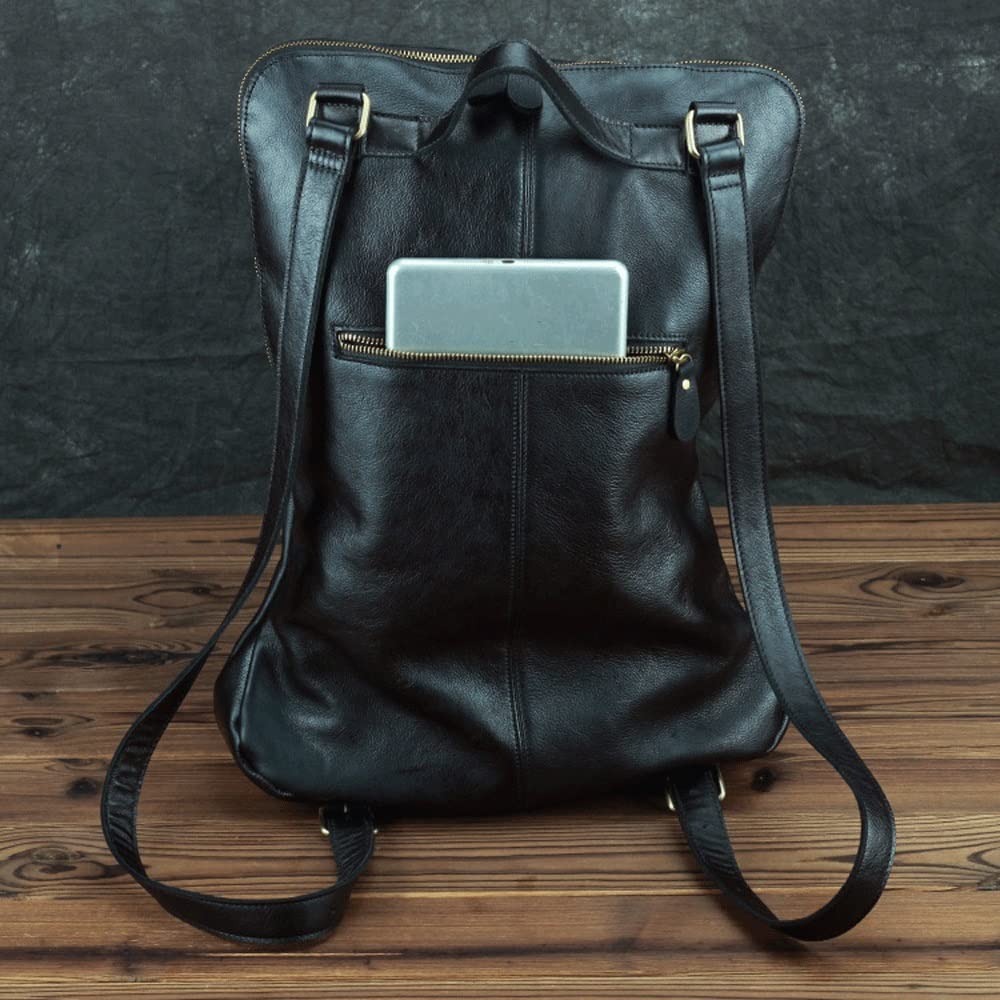 Mochila de Estilo Retro de Personalidad Gran Capacidad de 15.6 Pulgadas Mochila de computadora (Color : A, Size : 46 * 34 * 11cm)