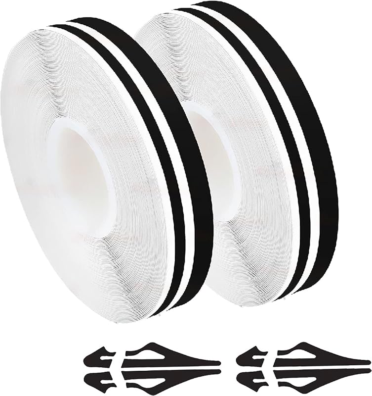 Fita Pinstripe Autrends em Vinil Preto para Carro – 2 rolos de 9,75 m