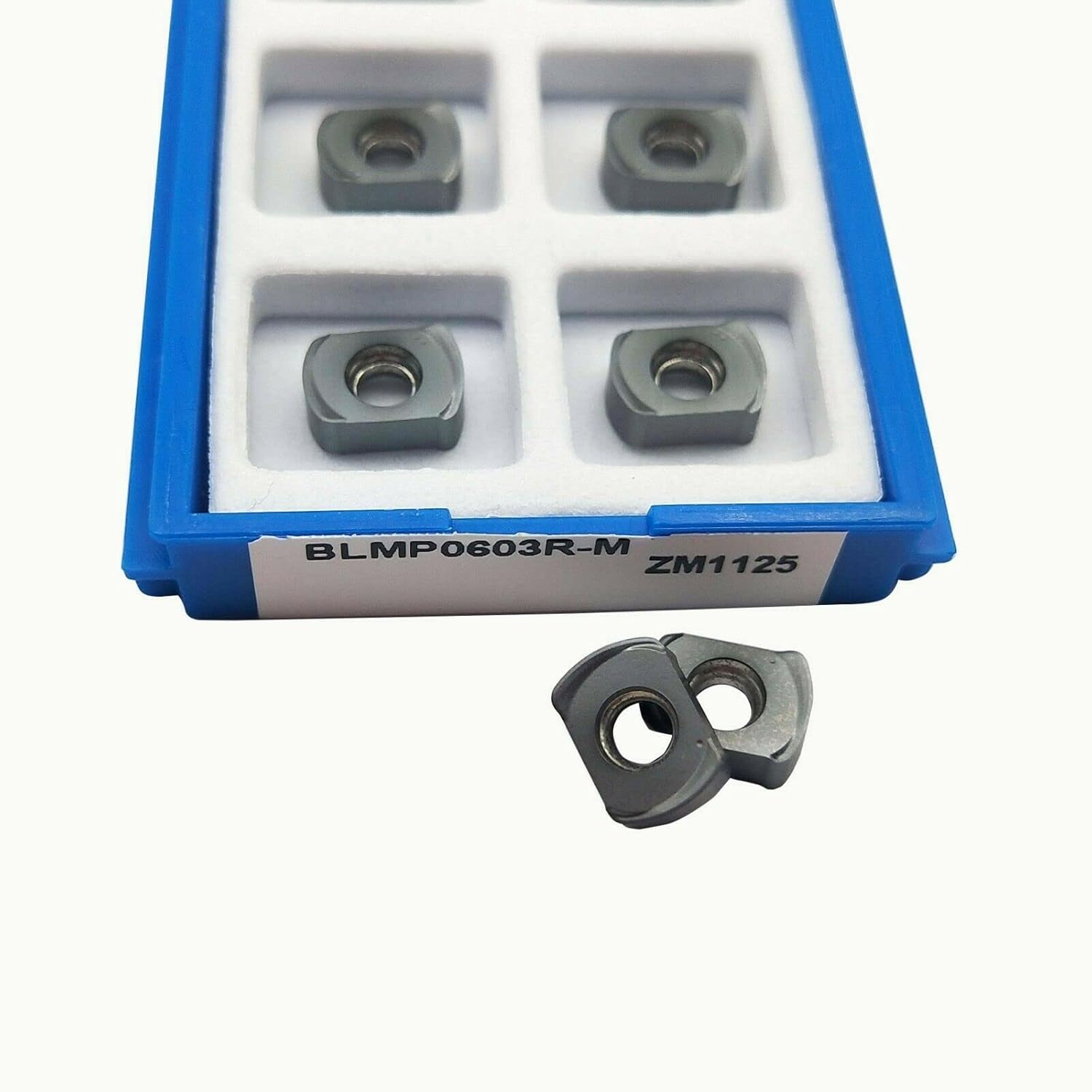 GBJ 10pcs BLMP0603R-M ZM1125 Fast Feed Carbide Milling Inserts Face milling Slotting Milling Carbide Inserts Cutting Tools Fast Feed End Mill Holder