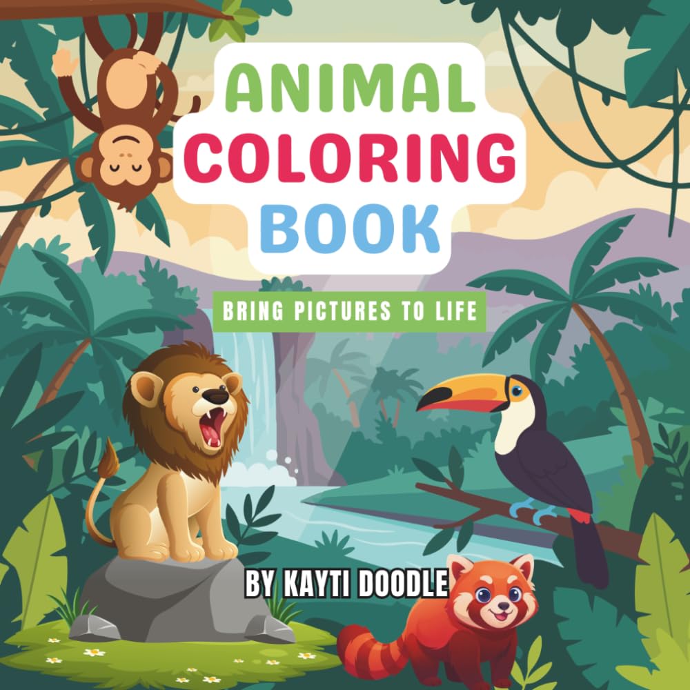 Animal Coloring Book: Bring colors to life