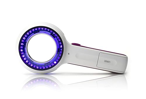 3Gen Lumio - Lámpara de examen de madera polarizada UV para dermatología de piel