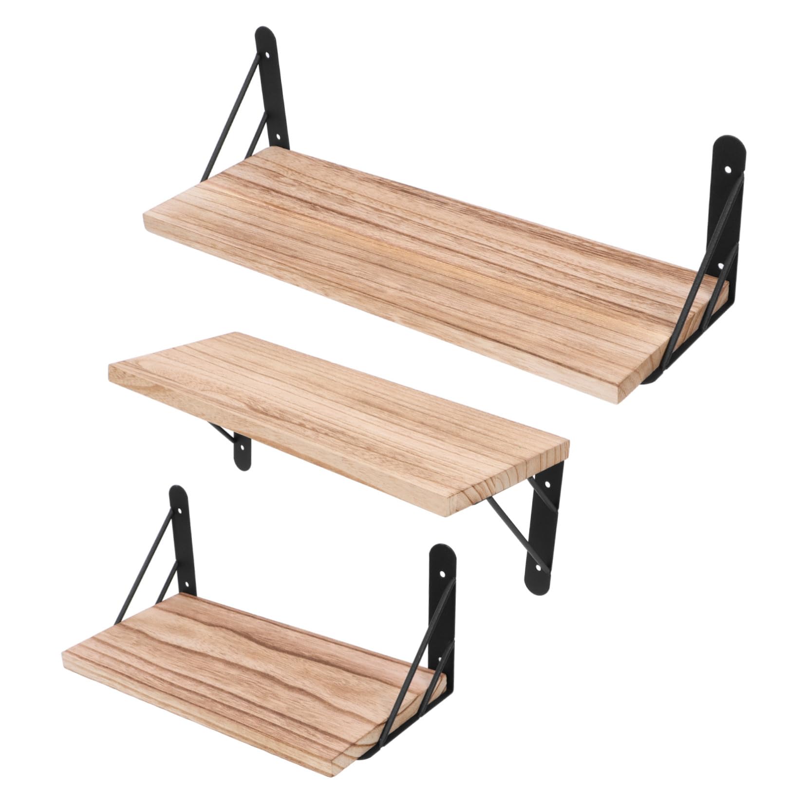 Étagère murale flottante bois pour optimiser votre rangement de salon.