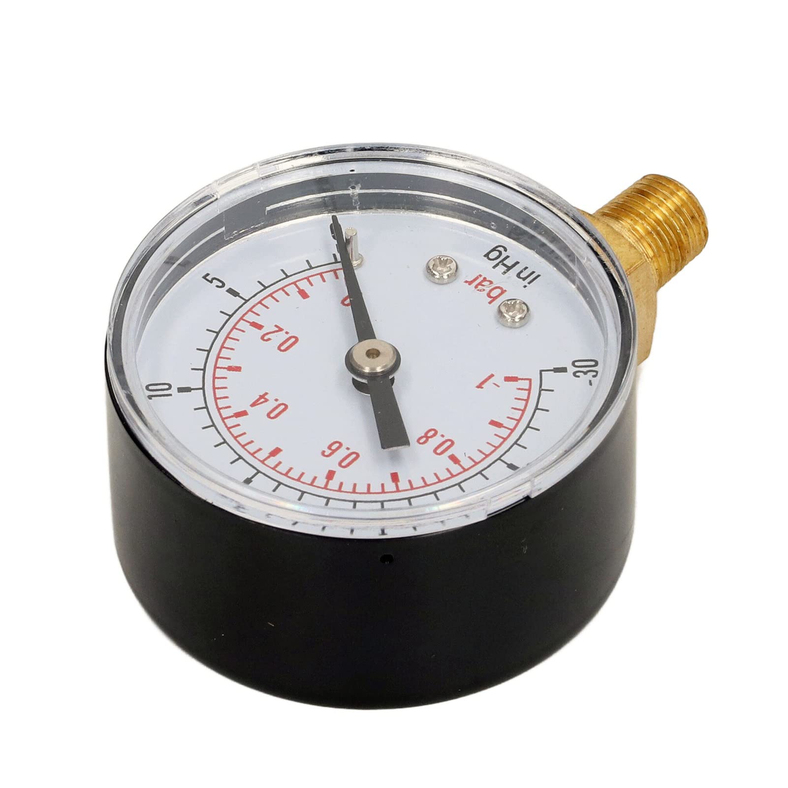 Manómetro de presión BSPT de 1/8", manómetro de presión barométrica, manómetro de vacío, manómetro de presión de Aceite, manómetro de presión de Agua -30-0 Bar, -1-0 inHg
