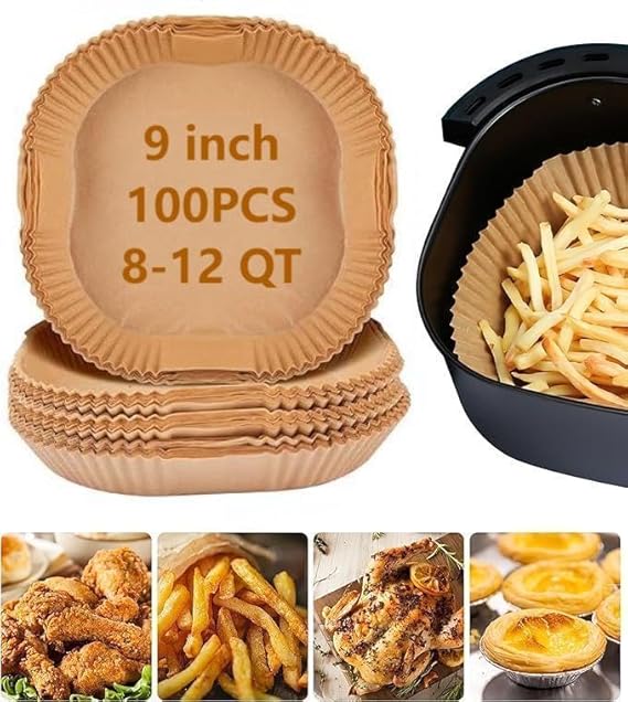 Air Fryer Disposable Paper Liner, NonStick Parchment Paper
