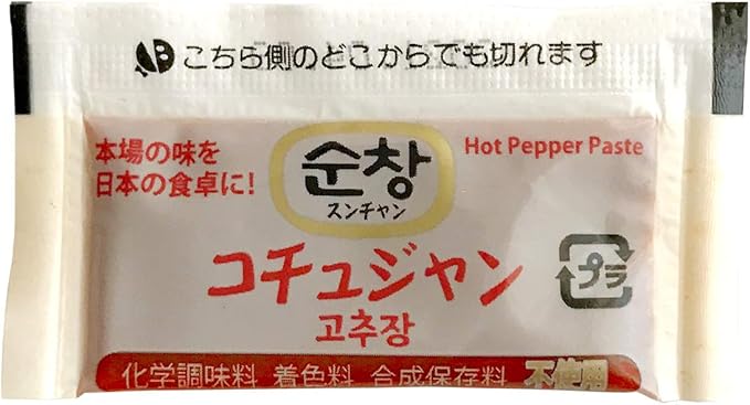Amazon コチュジャン スンチャンコチュジャン 5g 100個入り 個包装 小袋 小分け ソース 小袋 弁当用 業務用 韓国食品 調味料 ソース Chung Jung One コチュジャン 通販