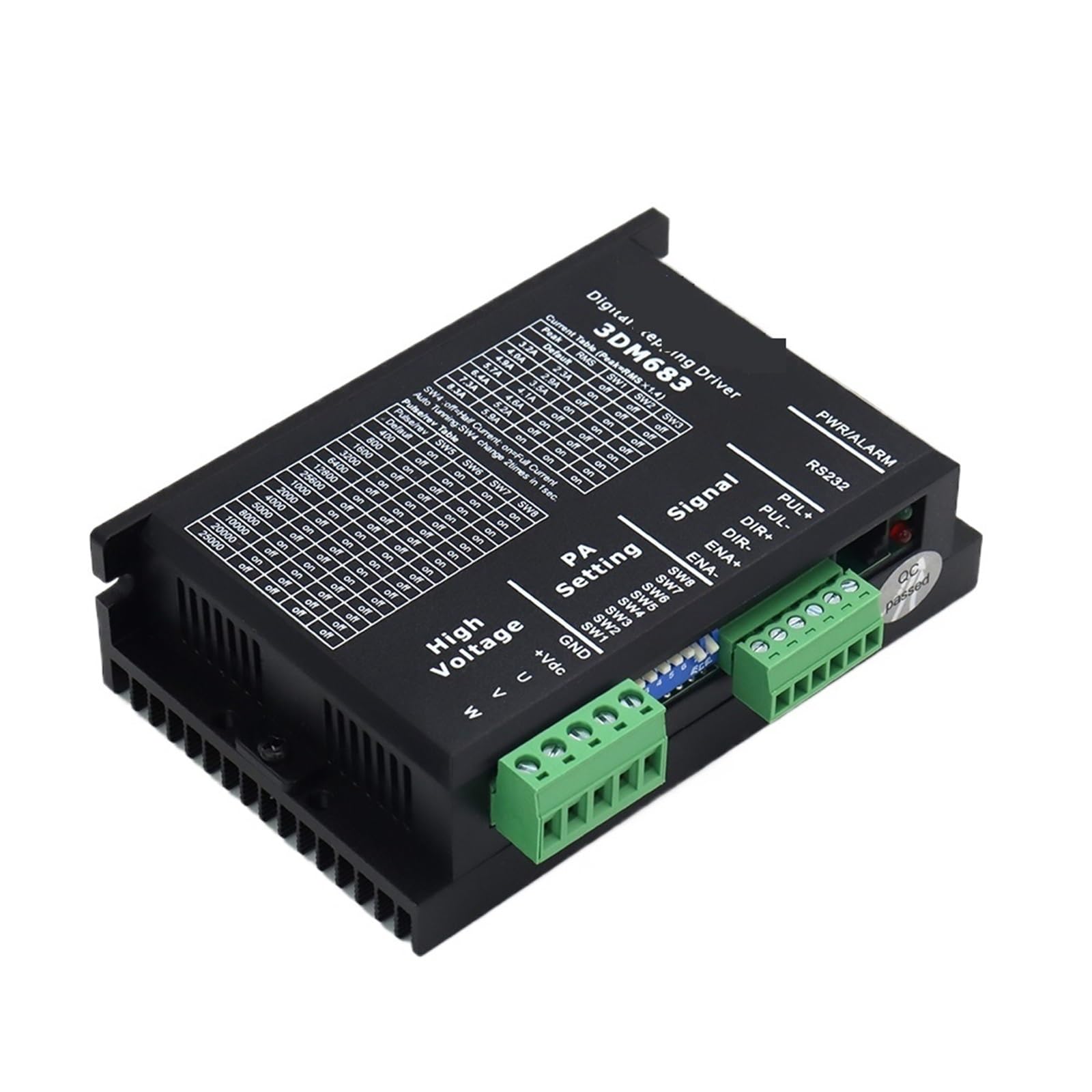 Driver pas à pas 3 phases 3DM580 pour moteur Nema 23