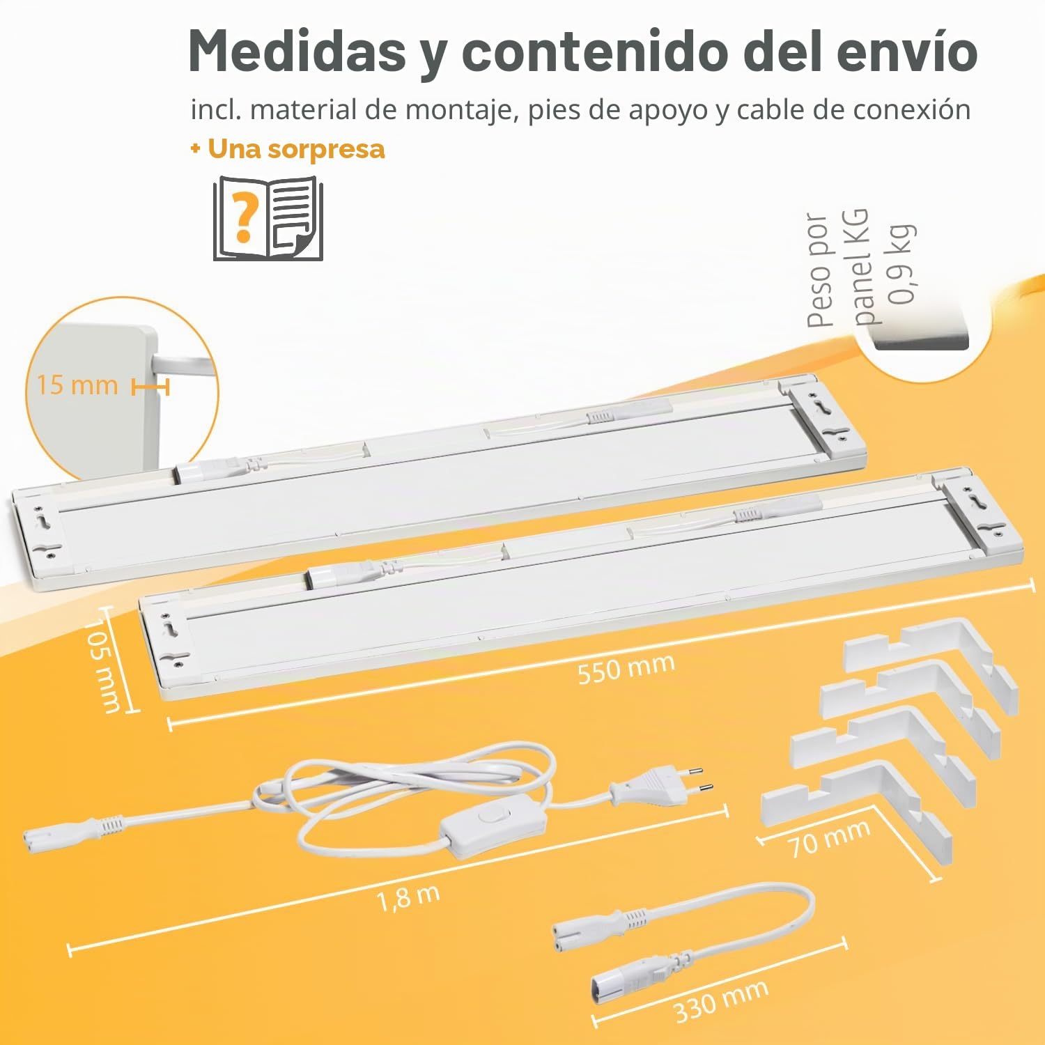 Northpoint Removedor de moho eléctrico, removedor de moho infrarrojo, removedor de moho para pared y baño, 2 unidades