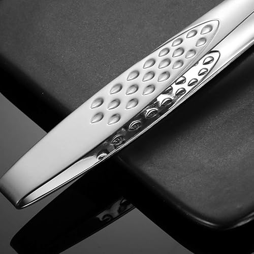 Miniatura 7 de Hemoton 2 pinzas de acero inoxidable para alimentos, estilo japonés, multifunción, pinzas de cocina, pinzas para servir a la parrilla, carne y