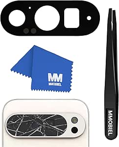 MMOBIEL Back Rear Camera Glass Lens Replacement Compatible with Google Pixel 9 Pro XL - Pre-Installed Adhesive, Tweezer and Cloth
